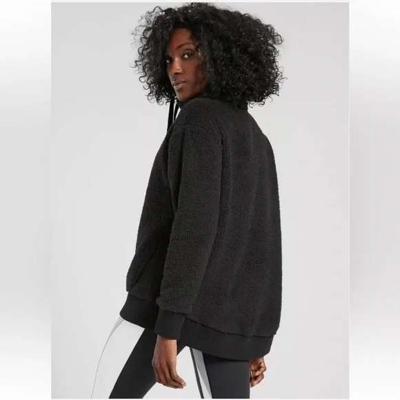 Athleta Talus Sherpa Half Zip Pullover - Picture 3 of 6